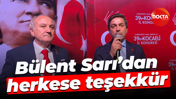 Bülent Sarı’dan herkese teşekkür