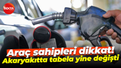 Araç sahipleri dikkat! Akaryakıtta tabela yine değişti