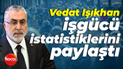 Vedat Işıkhan, işgücü istatistiklerini paylaştı