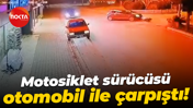 Kocaeli'de acı olay: Motosiklet sürücüsü otomobil ile çarpıştı!