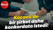 Kocaeli'de bir şirket daha konkordato istedi!