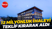 12 milyonluk ihaleyi teklif kırarak aldı