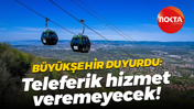 Kocaeli Büyükşehir Belediyesi duyurdu: Kartepe Teleferik hizmet veremeyecek