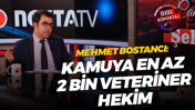 Mehmet Bostancı: Kamuya en az 2 bin veteriner hekim