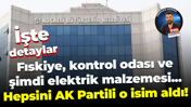 Fıskiye, kontrol odası ve şimdi de elektrik malzemesi! Hepsini AK Partili isim aldı