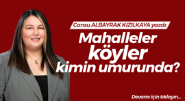 Mahalleler köyler kimin umurunda?