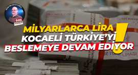 Milyarlarca lira… Kocaeli Türkiye’yi beslemeye devam ediyor!