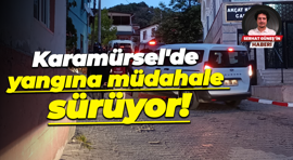Karamürsel'de yangına müdahale sürüyor!
