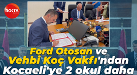 Ford Otosan ve Vehbi Koç Vakfı'ndan Kocaeli'ye 2 okul daha