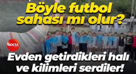 Yavuzspor’dan akıl almaz tepki! Bakıma muhtaç tesislerine evden getirdikleri halı ve kilimleri serdiler!