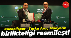 Kocaelispor – Turka Araç Muayene birlikteliği resmileşti