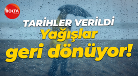 Tarihler verildi: Yağışlar geri dönüyor!