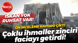 Dilovası'ndaki facianın ön inceleme raporu ortaya çıktı: