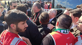 CHP mitinginde protokol alanında gerginlik