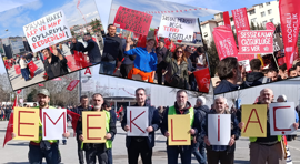 Özgür Özel Kocaeli’de! Pankartını alan geldi