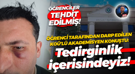 Öğrenci tarafından darp edilen KOÜ'lü akademisyen Adnan Akan konuştu: Tedirginlik içerisindeyiz!
