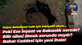 Bilir ailesi ölmek zorunda mıydı? Gebze Belediyesi’nden 980 bin liralık zemin önlemi!