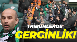 Tribünlerde gerginlik!
