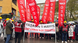 Gebze’de yağmur altında 1 Mayıs! İşçiler Kent Meydanı’na yürüdü