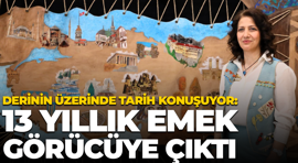 Derinin üzerinde tarih konuşuyor: 13 yıllık emek görücüye çıktı