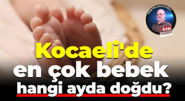 Kocaeli'de en çok bebek hangi ayda doğdu?