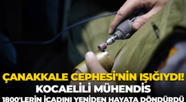 Çanakkale Cephesi'nin ışığıydı! Kocaelili mühendis 1800'lerin icadını yeniden hayata döndürdü