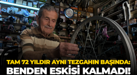 Tam 72 yıldır aynı tezgahın başında: Benden eskisi kalmadı!