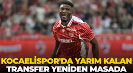 Kocaelispor'da yarım kalan transfer yeniden masada