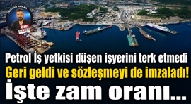 Petrol İş Gebze yetkisinin düştüğü yeri terk etmedi ve toplu iş sözleşmesini de imzaladı!