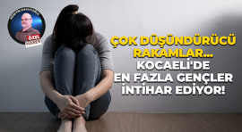 Çok düşündürücü rakamlar... Kocaeli'de en fazla gençler intihar ediyor!
