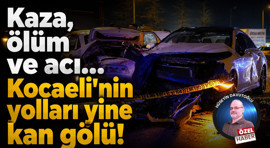 Kaza, ölüm ve acı… Kocaeli'nin yolları yine kan gölü!