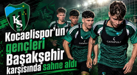 Kocaelispor’un gençleri Başakşehir karşısında sahne aldı