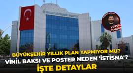 Kocaeli Büyükşehir Belediyesi yıllık plan yapmıyor mu? Vinil baskı ve poster neden ‘istisna’?