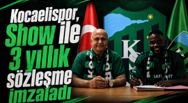 Kocaelispor, Show ile 3 yıllık sözleşme imzaladı