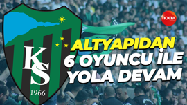 Altyapıdan 6 oyuncu ile yola devam