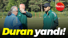Duran yandı!