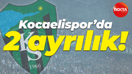 Kocaelispor’da 2 ayrılık!