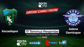 Kocaelispor - Adana Demirspor maçı CANLI YAYIN