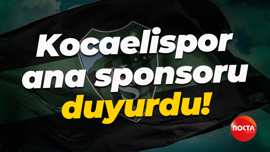 Sezon sonuna kadar... Kocaelispor ana sponsoru duyurdu!