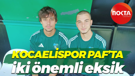 Kocaelispor PAF’ta iki önemli eksik