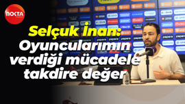 Selçuk İnan: Oyuncularımın verdiği mücadele takdire değer