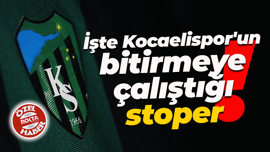 Kocaelispor, 1.95’lik Fransız stoperi bitirmek istiyor