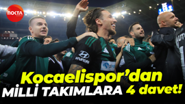 Kocaelispor’dan Milli takımlara 4 davet!