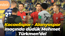 Kocaelispor - Alanyaspor maçında düdük Mehmet Türkmen’de!