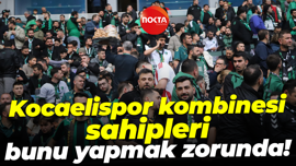Kocaelispor kombinesi sahipleri bunu yapmak zorunda!