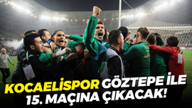 Kocaelispor, Göztepe ile 15. maçına çıkacak!