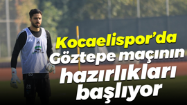 Kocaelispor’da Göztepe maçının hazırlıkları başlıyor