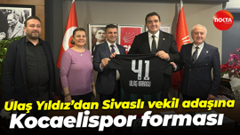 Ulaş Yıldız’dan Sivaslı vekil adaşına Kocaelispor forması
