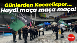 Günlerden Kocaelispor… Haydi maça maça maça!