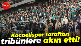 Kocaelispor taraftarı tribünlere akın etti!